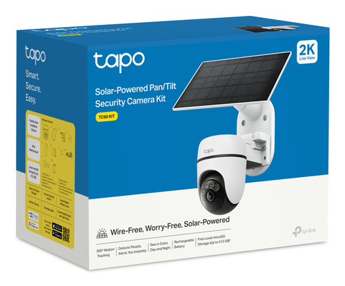 TP-Link Tapo TC90 KIT bewakingscamera Bulb IP-beveiligingscamera Buiten 2304 x 1296 Pixels Plafond/muur/paal