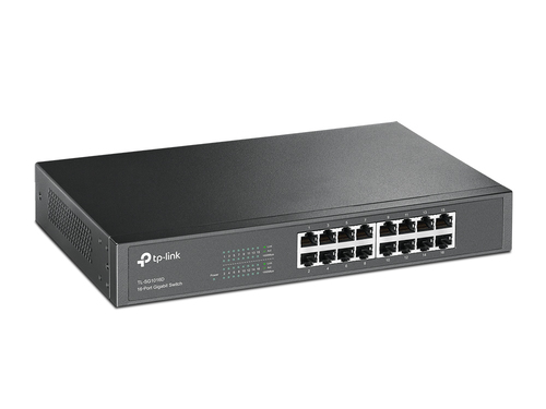 TP-Link TL-SG1016D(UN) netwerk-switch Unmanaged L2 Gigabit Ethernet (10/100/1000) Zwart