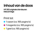 HP 303 originele drie-kleuren inktcartridge