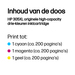 HP 305XL originele high-capacity drie-kleuren inktcartridge