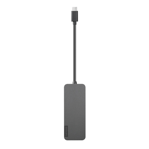 Lenovo 4X90X21427 interface hub USB 3.2 Gen 2 (3.1 Gen 2) Type-C 20000 Mbit/s Grijs