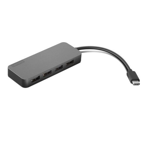 Lenovo 4X90X21427 interface hub USB 3.2 Gen 2 (3.1 Gen 2) Type-C 20000 Mbit/s Grijs