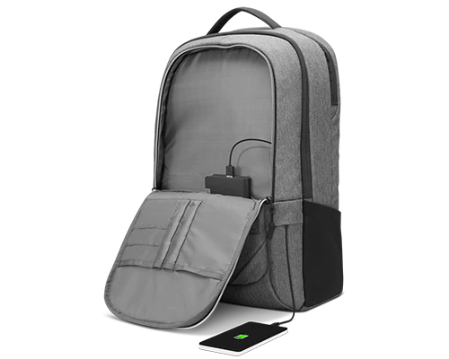 Lenovo 4X40X54260 laptoptas 43,9 cm (17.3") Rugzak Houtskool, Grijs