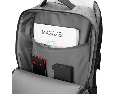 Lenovo 4X40X54260 laptoptas 43,9 cm (17.3") Rugzak Houtskool, Grijs