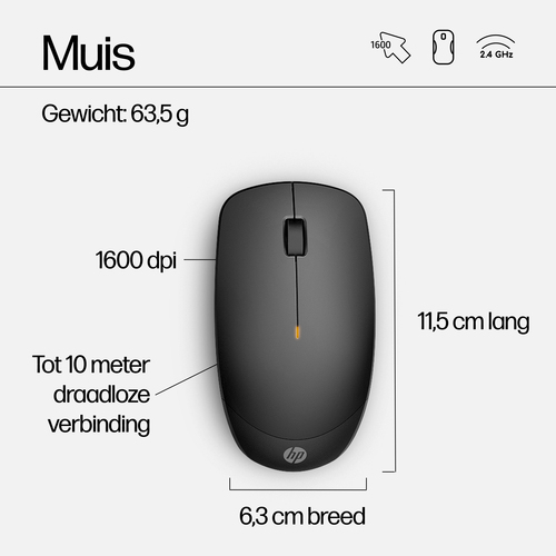 HP 230 draadloze muis- en toetsenbordcombo