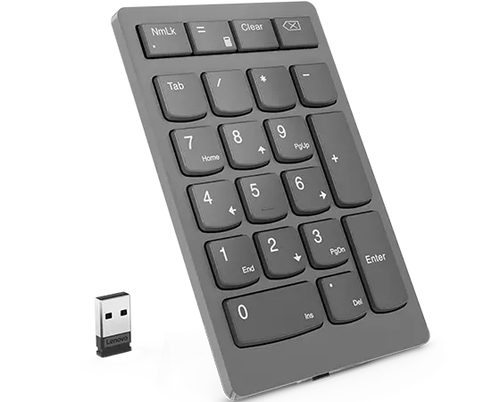 Lenovo 4Y41C33791 numeriek toetsenbord Universeel RF Draadloos Grijs