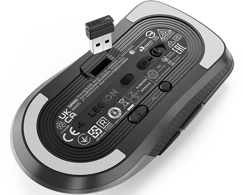 Lenovo M600s muis Gamen Ambidextrous RF Wireless + Bluetooth + USB Type-C Optisch 19000 DPI