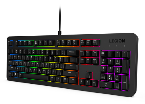 Lenovo GX31N91913 toetsenbord Inclusief muis Gamen USB Amerikaans Engels Zwart