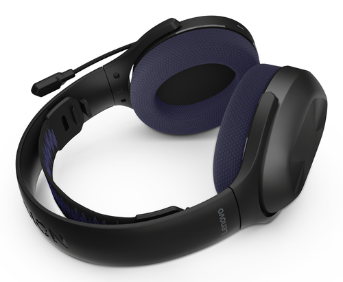 Lenovo Legion H410 Hoofdtelefoons Draadloos Hoofdband Gamen USB Type-C Bluetooth Zwart, Paars