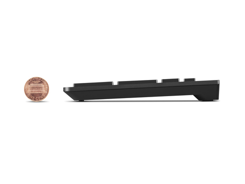 Lenovo 4X31R64491 toetsenbord Inclusief muis Kantoor RF Draadloos Zwart