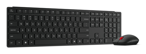 Lenovo 4X31S04848 toetsenbord Inclusief muis Kantoor RF-draadloos + Bluetooth Amerikaans Engels Zwart