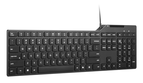 Lenovo 4Y41U13316 toetsenbord Kantoor USB Amerikaans Engels Zwart