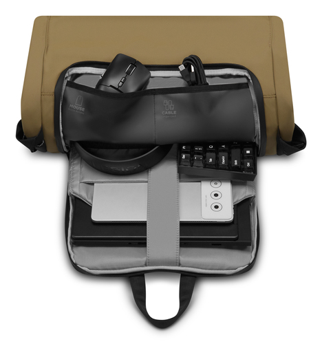 Lenovo GX41U39298 laptoptas 40,6 cm (16") Rugzak Zwart, Geel