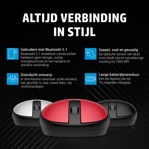 HP 240 Bluetooth-muis, Pike Silver