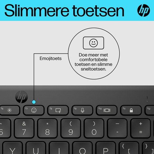 HP 350 Compact Multi-Device Bluetooth Keyboard