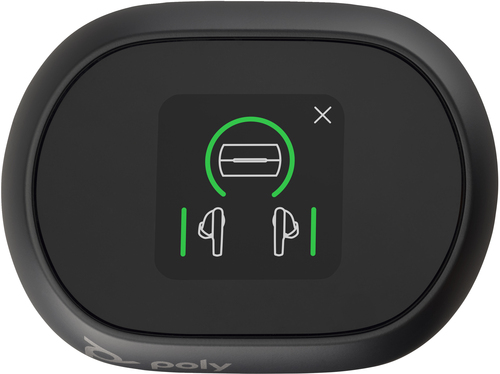 Poly Voyager Free 60+ UC M Carbon Black Earbuds + BT700 USB-C-adapter + oplaadcase met touchscreen