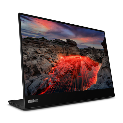 Lenovo ThinkVision M14t LED display 35,6 cm (14") 2240 x 1400 Pixels 2.2K Touchscreen Zwart