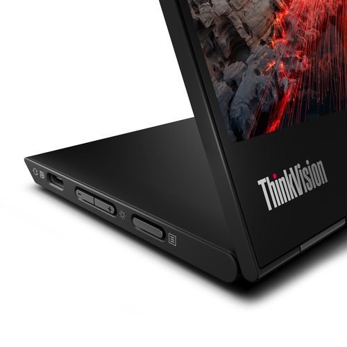 Lenovo ThinkVision M14t LED display 35,6 cm (14") 2240 x 1400 Pixels 2.2K Touchscreen Zwart