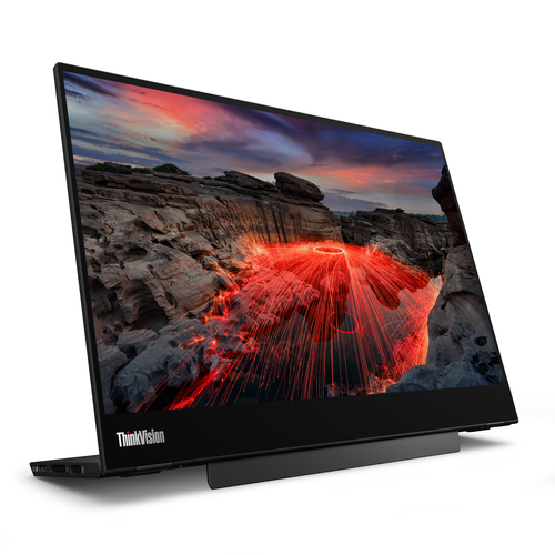 Lenovo ThinkVision M14t LED display 35,6 cm (14") 2240 x 1400 Pixels 2.2K Touchscreen Zwart