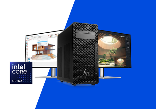 HP Z2 TWR G1i Ultra7 265K vPro Enterprise 20 cores - 32 GB - DDR5 Intel Core Ultra 7 DDR5-SDRAM 1 TB SSD Windows 11 Pro Tower Workstation AI PC, AI Workstation Zwart