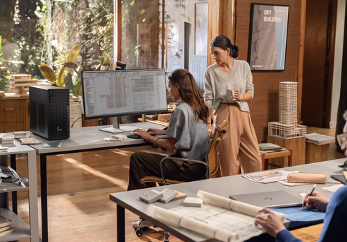 HP Z2 TWR G1i Ultra7 265K vPro Enterprise 20 cores - 32 GB - DDR5 Intel Core Ultra 7 DDR5-SDRAM 1 TB SSD Windows 11 Pro Tower Workstation AI PC, AI Workstation Zwart