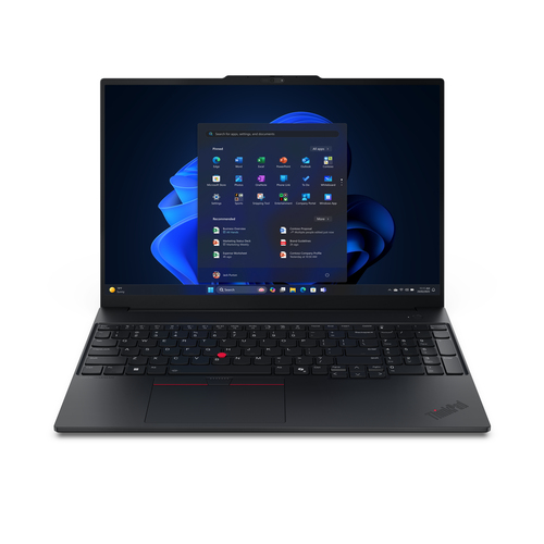 Lenovo ThinkPad E16 Gen 3 (Intel) Copilot+ PC Intel Core Ultra 5 226V Laptop 40,6 cm (16") WUXGA 16 GB LPDDR5x-SDRAM 512 GB SSD Wi-Fi 6E (802.11ax) Windows 11 Pro Zwart Belgisch