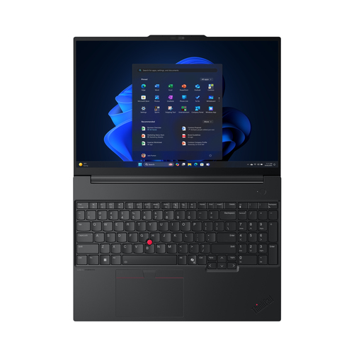 Lenovo ThinkPad E16 Gen 3 (Intel) Copilot+ PC Intel Core Ultra 5 226V Laptop 40,6 cm (16") WUXGA 16 GB LPDDR5x-SDRAM 512 GB SSD Wi-Fi 6E (802.11ax) Windows 11 Pro Zwart Belgisch