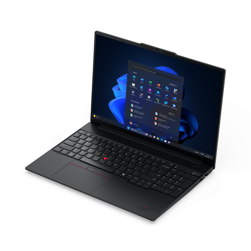 Lenovo ThinkPad E16 Gen 3 (Intel) Copilot+ PC Intel Core Ultra 5 226V Laptop 40,6 cm (16") WUXGA 16 GB LPDDR5x-SDRAM 512 GB SSD Wi-Fi 6E (802.11ax) Windows 11 Pro Zwart Belgisch