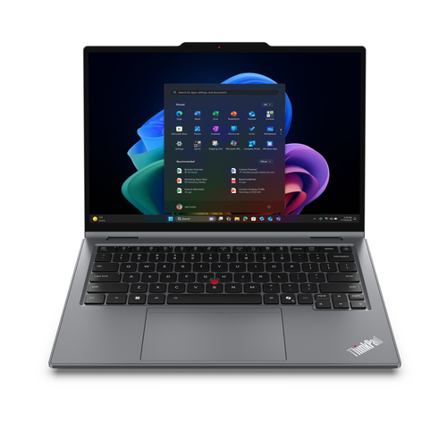 Lenovo ThinkPad X1 2-in-1 Gen 11 Aura Edition Copilot+ PC Intel Core Ultra 7 355 Hybride (2-in-1) 35,6 cm (14") Touchscreen WUXGA 32 GB LPDDR5x-SDRAM 1 TB SSD Wi-Fi 7 (802.11be) Windows 11 Pro Grijs Belgisch