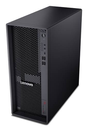 Lenovo ThinkStation P4 AMD Ryzen™ 7 PRO PRO 9755X3D 32 GB DDR5-SDRAM 1 TB SSD NVIDIA RTX Pro 2000 Blackwell Windows 11 Pro Tower PC Vloeistofkoelsysteem Zwart