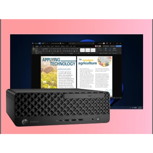 HP ProDesk 4 SFF G1i AI Intel Core Ultra 7 265 16 GB DDR5-SDRAM 512 GB SSD Windows 11 Pro PC AI PC Zwart