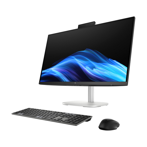 HP EliteStudio 8 G1i AI Wolf Pro Security Edition Intel Core Ultra 5 235 68,6 cm (27") 2560 x 1440 Pixels Alles-in-één-pc 16 GB DDR5-SDRAM 512 GB SSD Windows 11 Pro Wi-Fi 7 (802.11be) AI PC Zilver