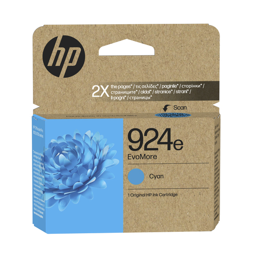 HP 924e EvoMore originele cyaan inktcartridge