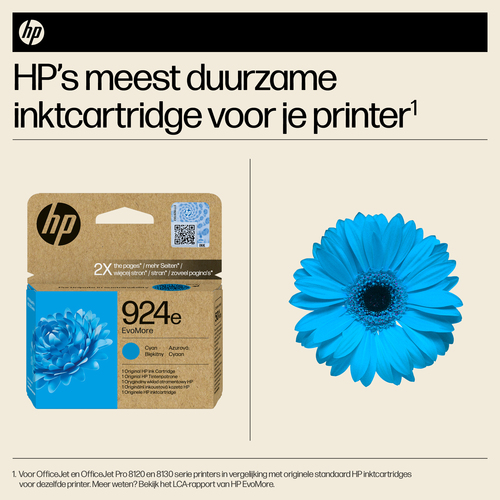 HP 924e EvoMore originele cyaan inktcartridge