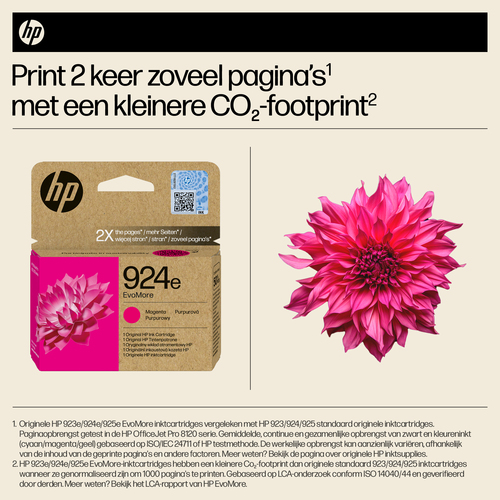 HP 924e EvoMore originele magenta inktcartridge