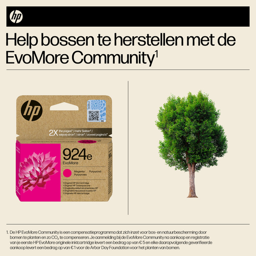 HP 924e EvoMore originele magenta inktcartridge