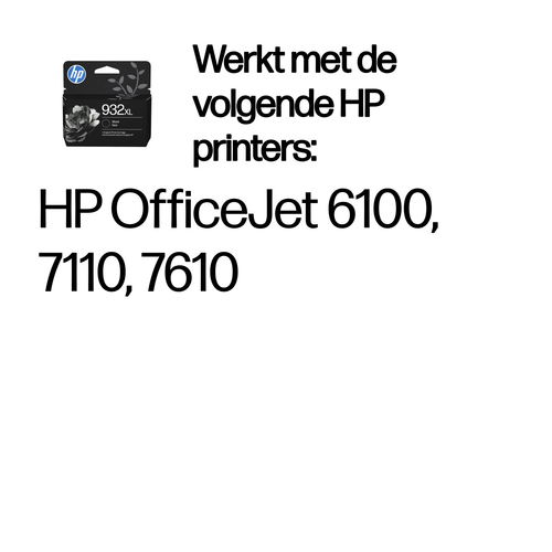 HP 932XL originele high-capacity zwarte inktcartridge