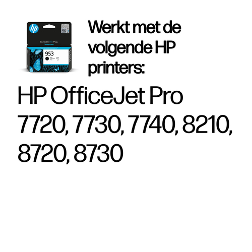 HP 953 originele zwarte inktcartridge