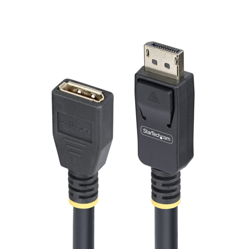 StarTech.com 3m DisplayPort 1.4 Verlengkabel, DP 1.4 Port Saver Kabel, 8K 60Hz/4K 144Hz, DP Male naar Female, DisplayPort Extension Kabel, DisplayPort Verlengkabel, TPE Mantel, M/F
