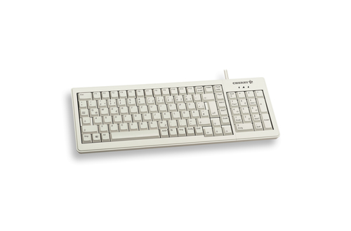 CHERRY XS G84-5200 toetsenbord Kantoor USB + PS/2 AZERTY Frans Grijs