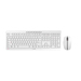 CHERRY Stream Desktop toetsenbord Inclusief muis Kantoor RF Draadloos QWERTY Amerikaans Engels Grijs