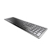 CHERRY KW 9100 SLIM toetsenbord Universeel RF-draadloos + Bluetooth QWERTY Brits Engels Zwart