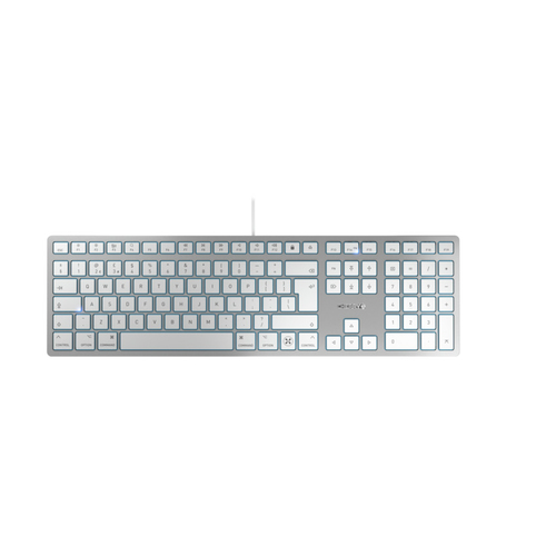CHERRY KC 6000C FOR MAC toetsenbord Universeel USB QWERTY Engels Zilver