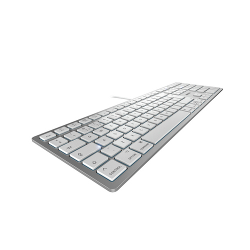 CHERRY KC 6000C FOR MAC toetsenbord Universeel USB QWERTY Engels Zilver