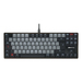 CHERRY KC 500 MX LP TKL toetsenbord Thuis/Werk USB QWERTZ Duits Zwart, Grijs