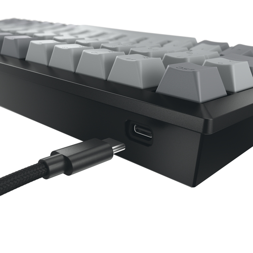 CHERRY KW 300W MX toetsenbord Thuis USB + Bluetooth AZERTY Frans Zwart, Koper, Grijs