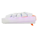 CHERRY K5 PRO TMR COMPACT toetsenbord Gamen USB QWERTZ Duits Oranje, Wit