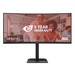 AOC E4 CU34E4CV computer monitor 86,4 cm (34") 3440 x 1440 Pixels UltraWide Quad HD LCD Zwart
