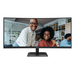 AOC E4 CU34E4CV computer monitor 86,4 cm (34") 3440 x 1440 Pixels UltraWide Quad HD LCD Zwart
