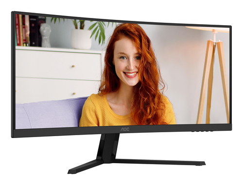 AOC B3 CU34B3E computer monitor 86,4 cm (34") 3440 x 1440 Pixels Wide Quad HD LED Zwart